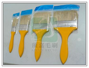 黃木柄豬鬃油漆刷